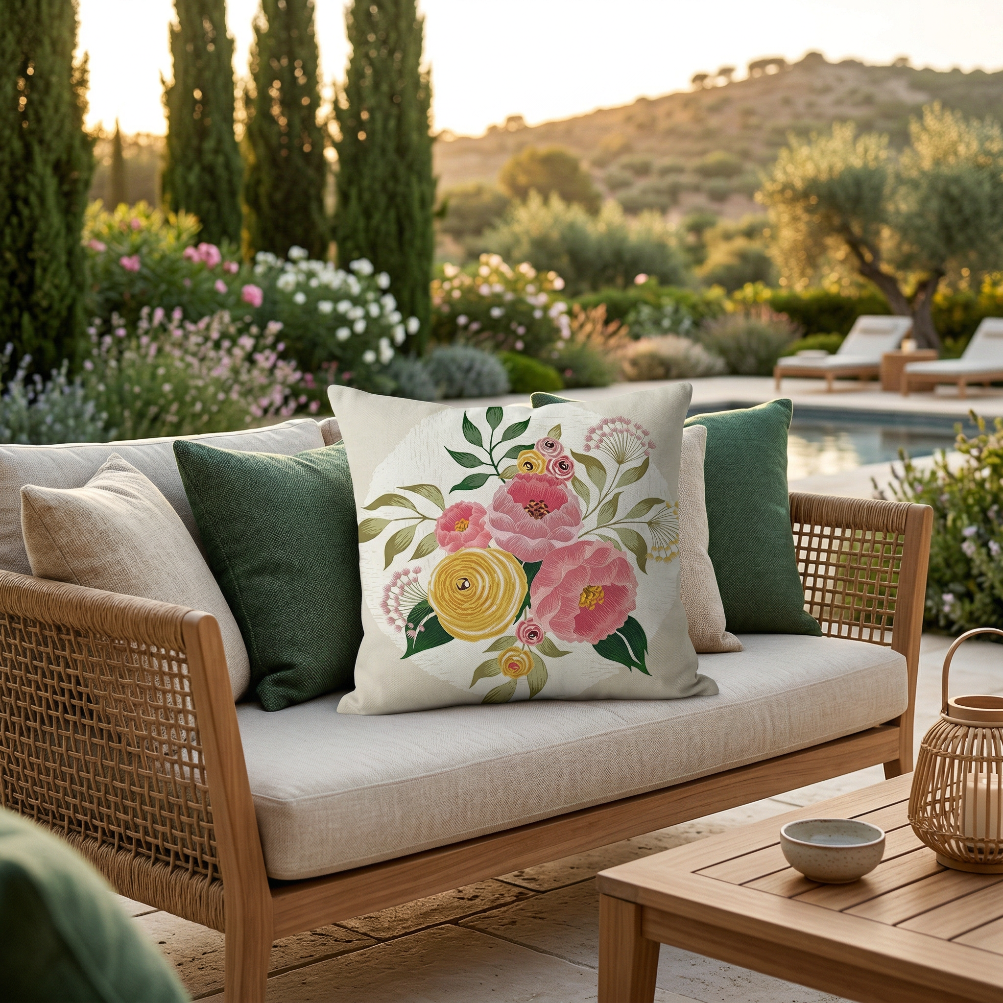 Soft Decorative Flower Cushion
