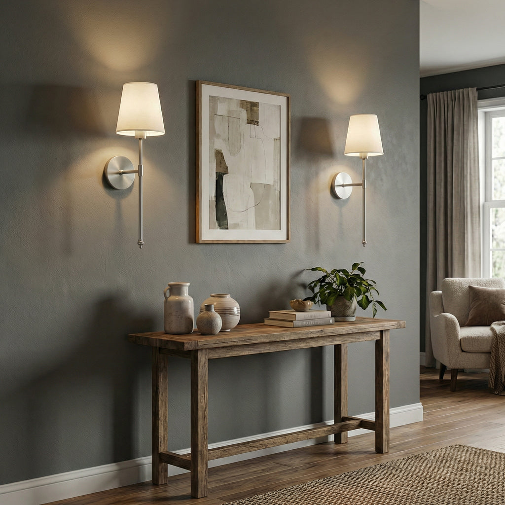 American Style Fabric Wall Lamp