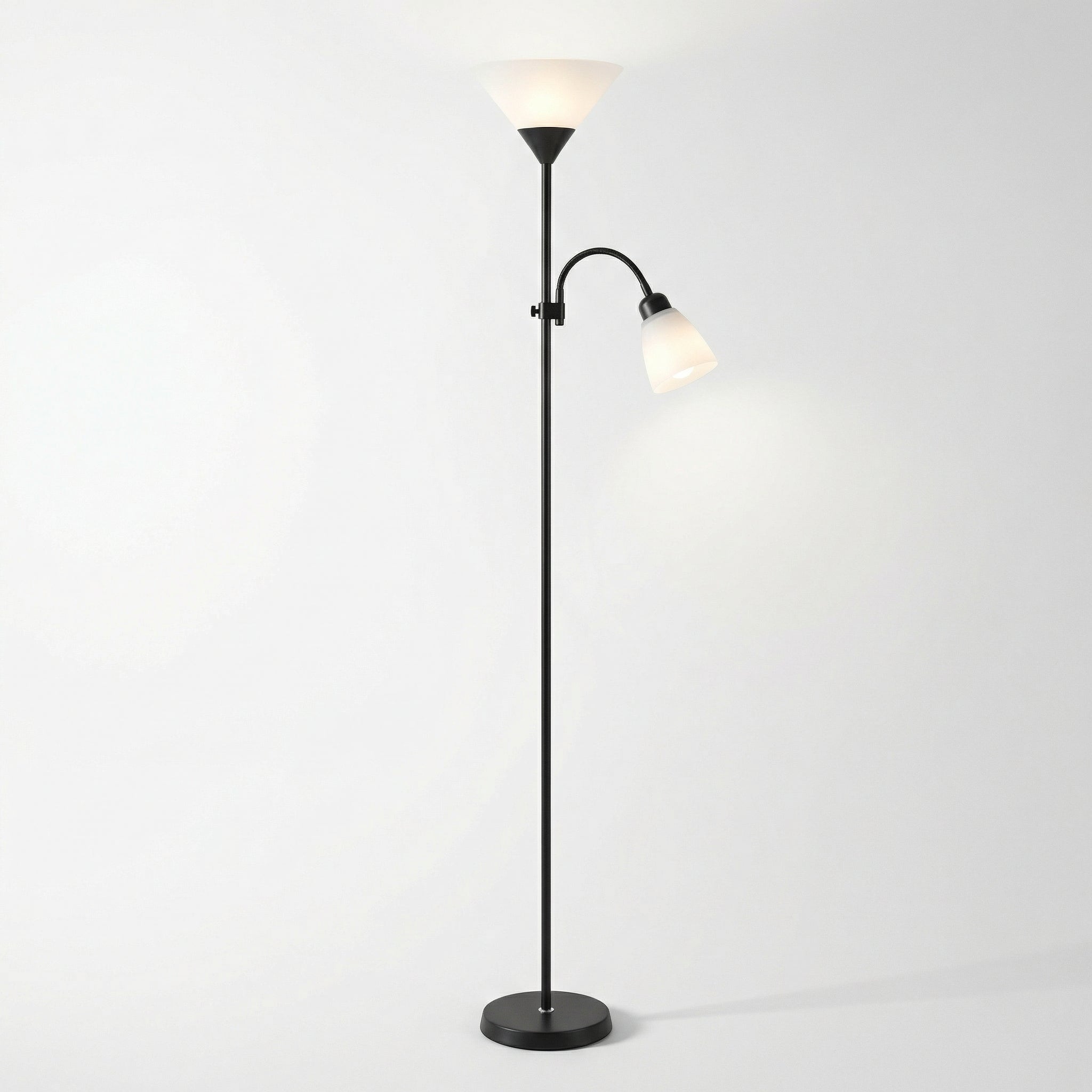 Modern Double-Head Floor Lamp