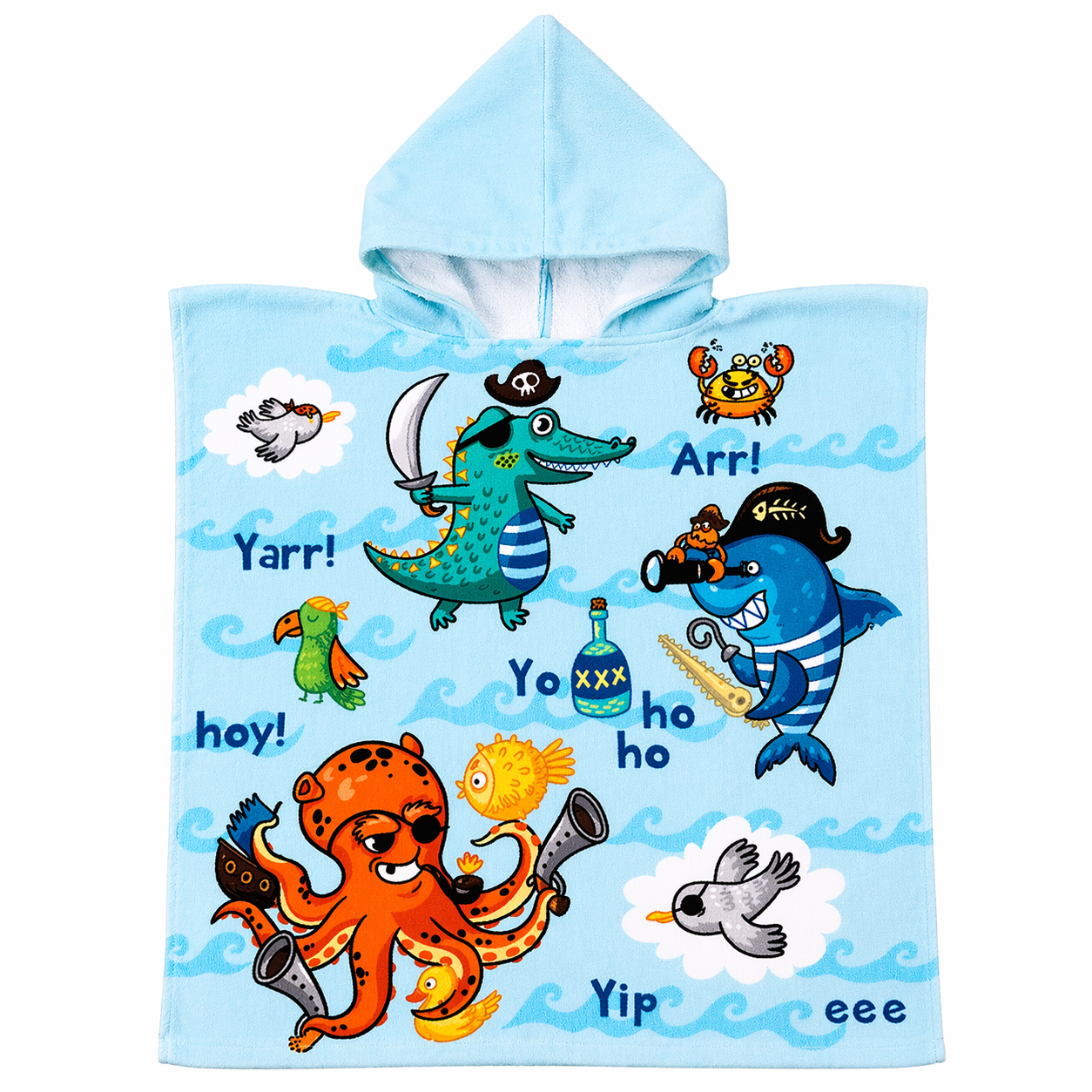 Kids Hooded Bath Towel