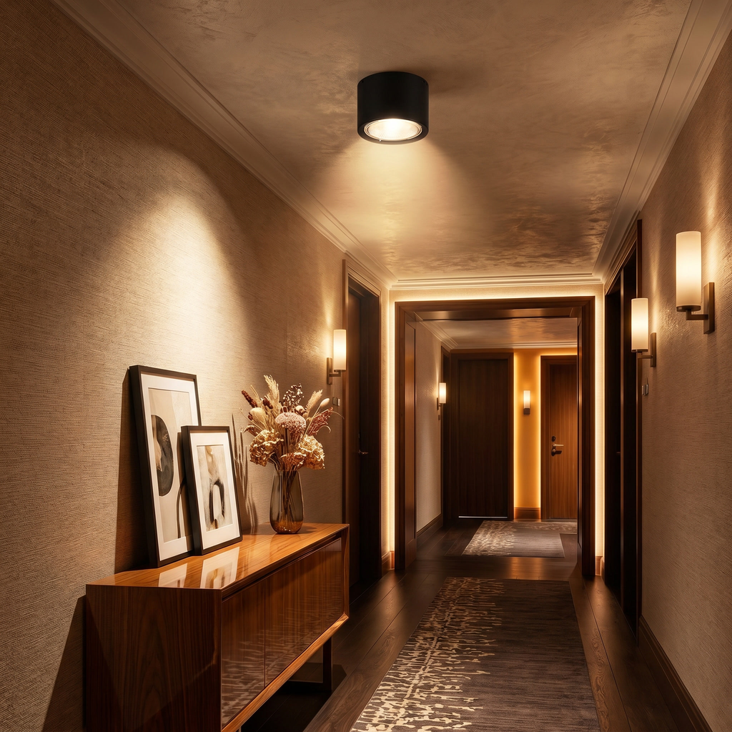 LED Surface Mounted Ceiling Spotlight for Living Room & Indoor Lighting