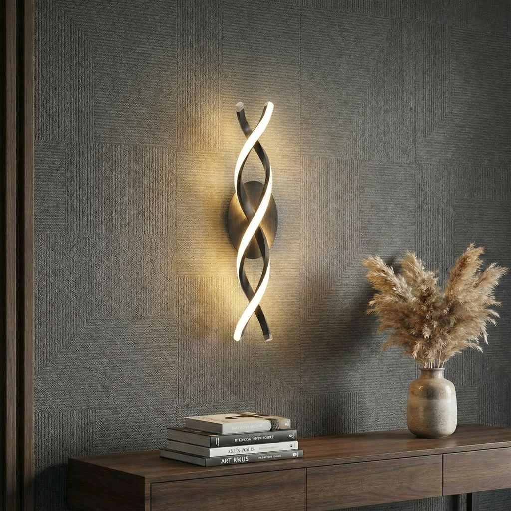 Spiral LED Wall Lamp