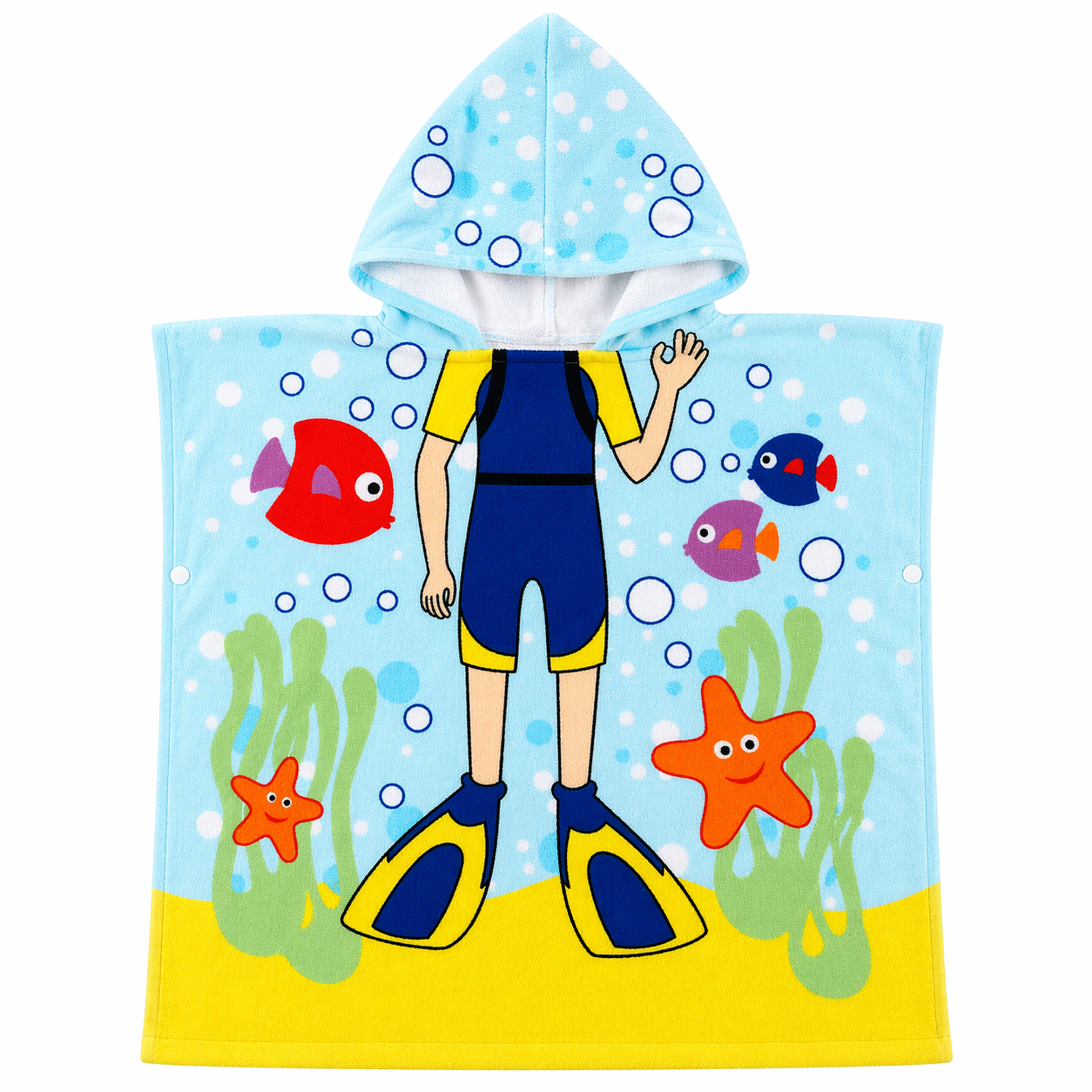 Kids Hooded Bath Towel