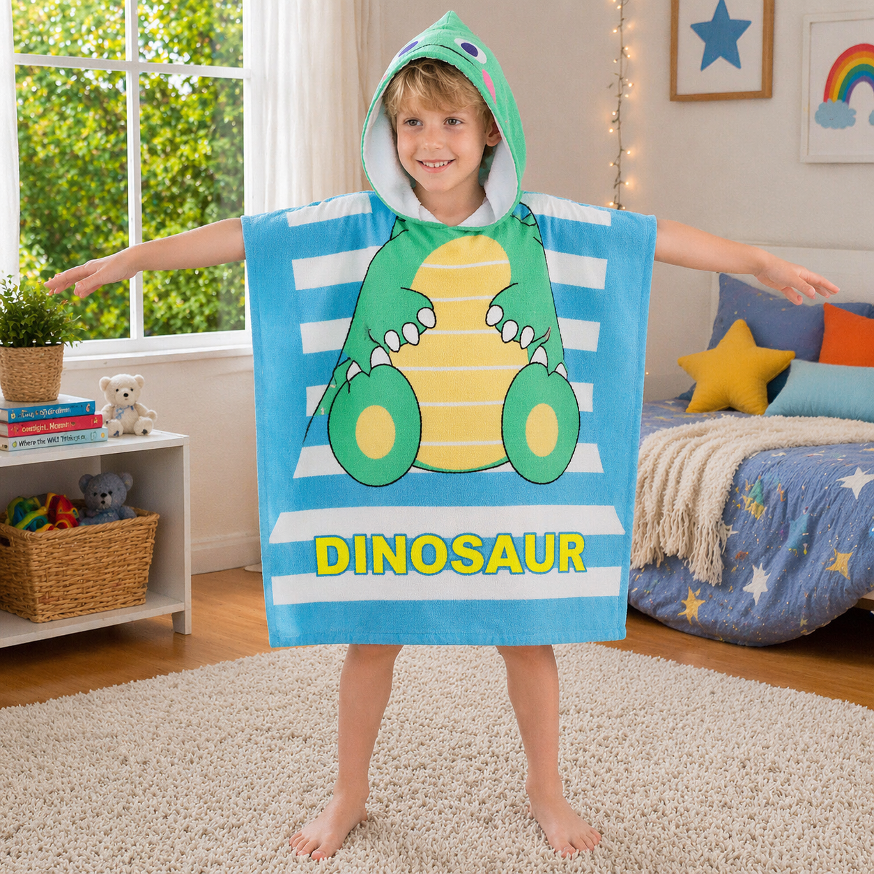 Kids Hooded Bath Towel