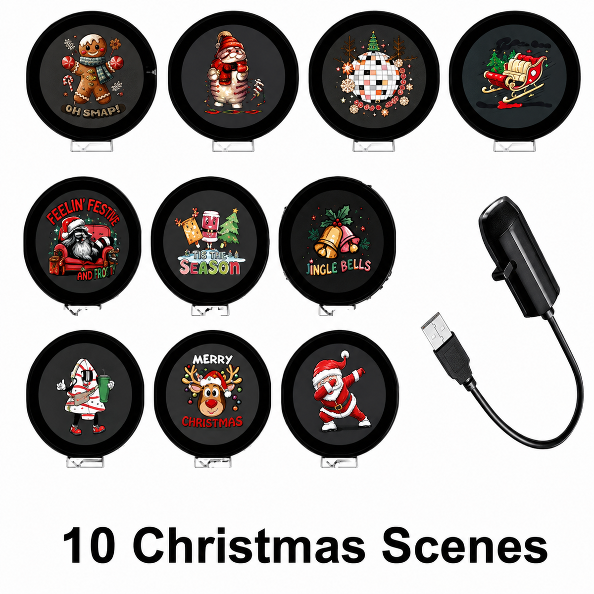 Christmas Light Projector with 10 Scenes for Indoor and Outdoor Use