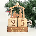Wooden Christmas Advent Calendar with DIY Customisable Design