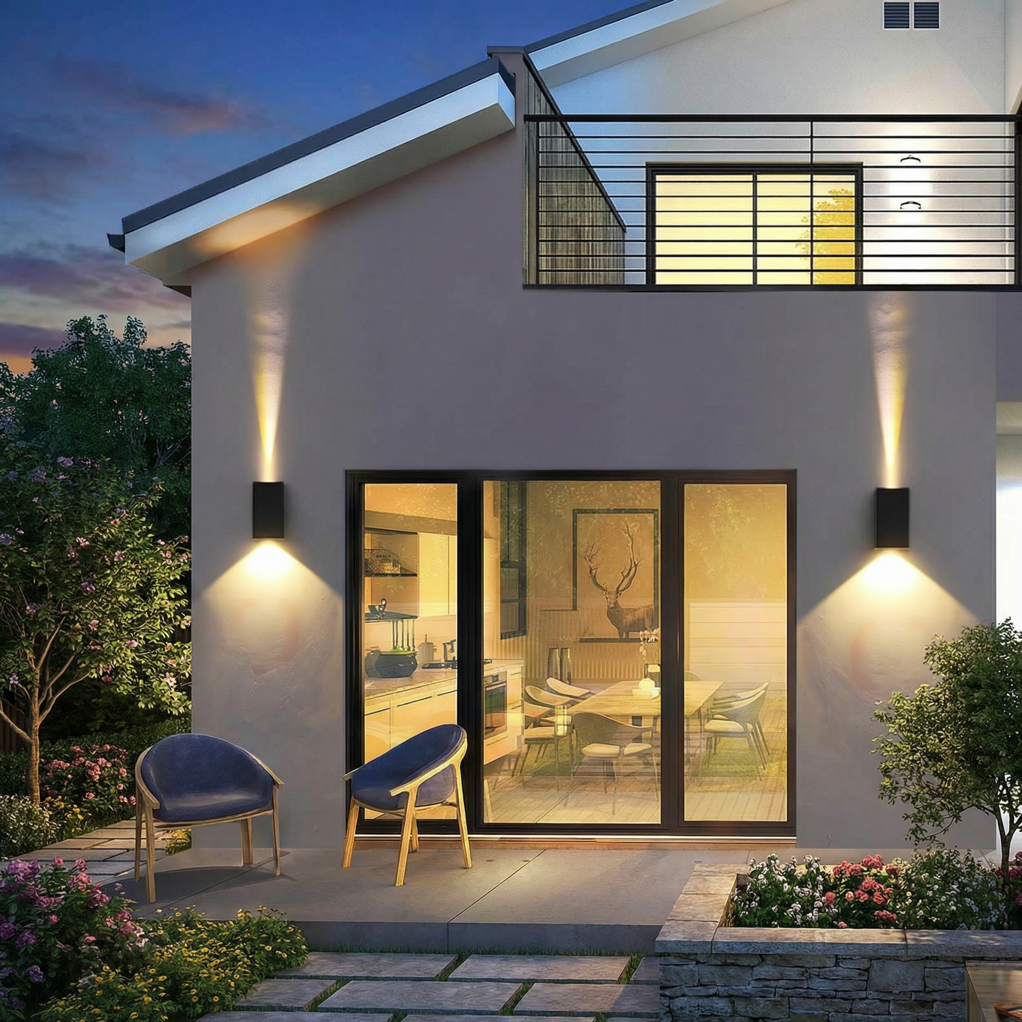 Solar LED Outdoor Wall Light