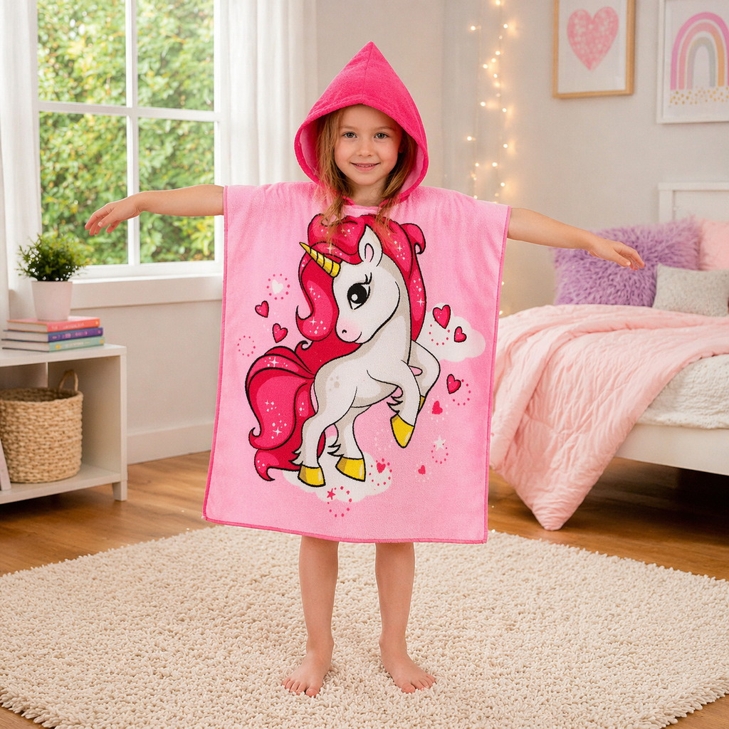 Kids Hooded Bath Towel