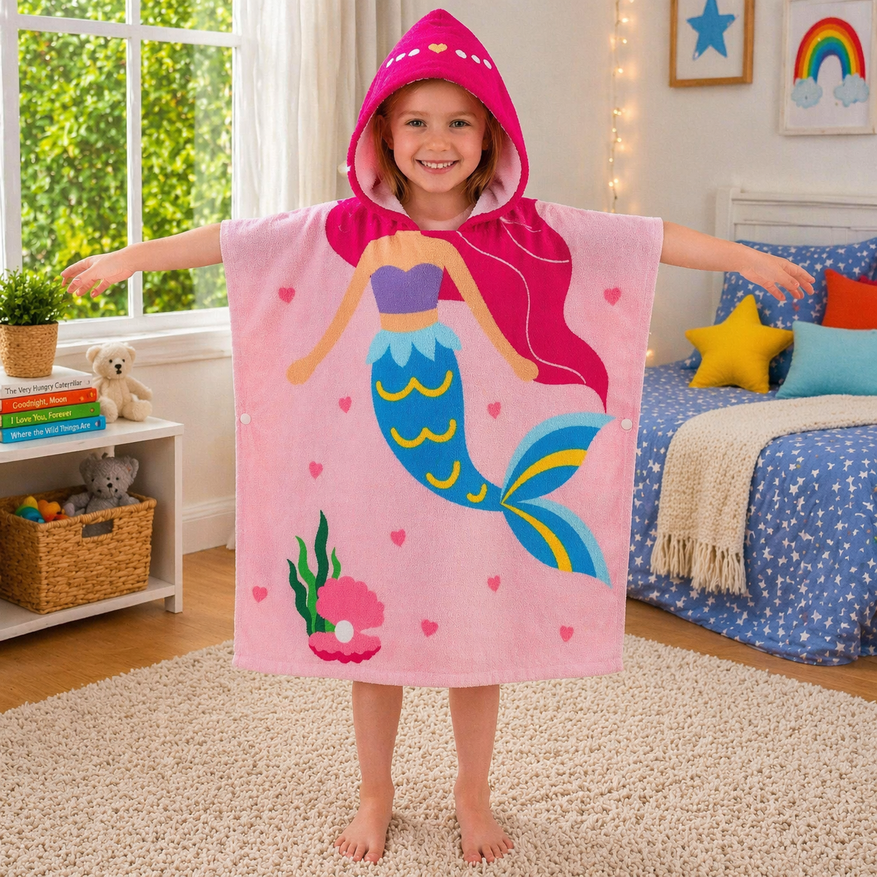 Kids Hooded Bath Towel