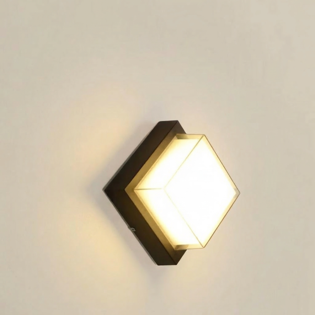 Modern Circular Outdoor Wall Light