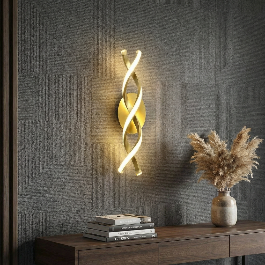 Spiral LED Wall Lamp