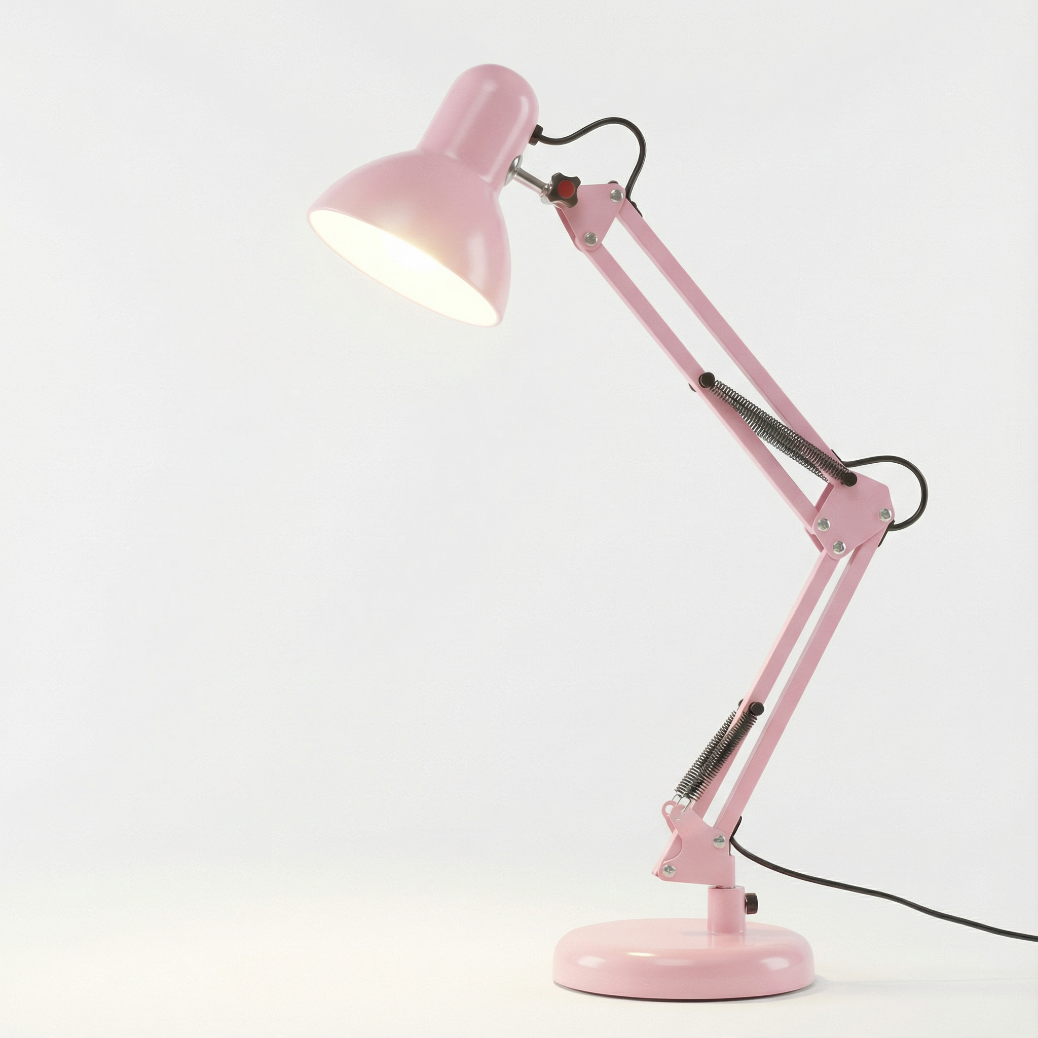 Adjustable Long-Arm Desk Lamp with Folding Arm