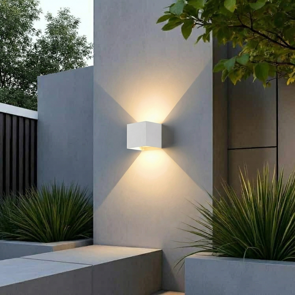 Waterproof Up & Down Wall Lamp for Indoor and Outdoor Use