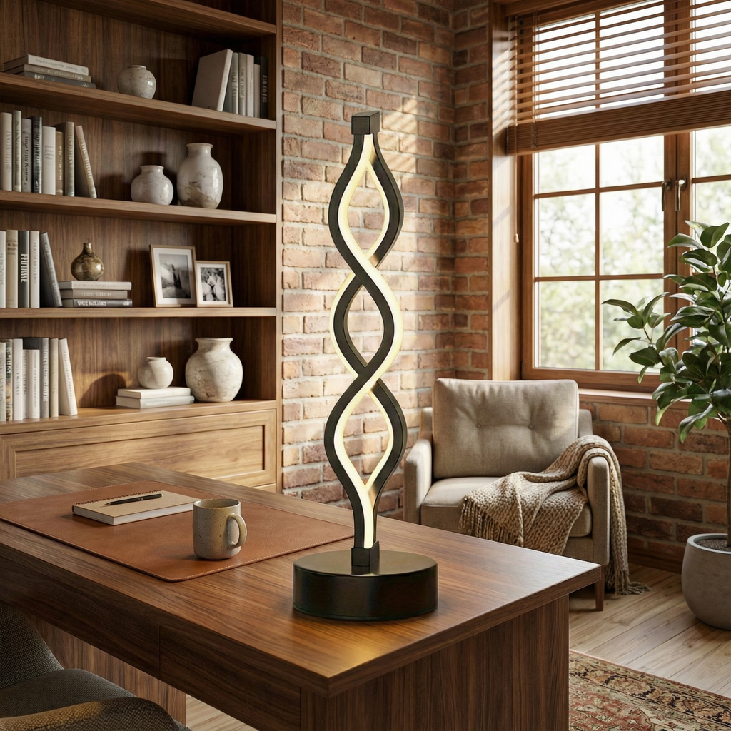 SpiralGlow Dimmable LED Lamp