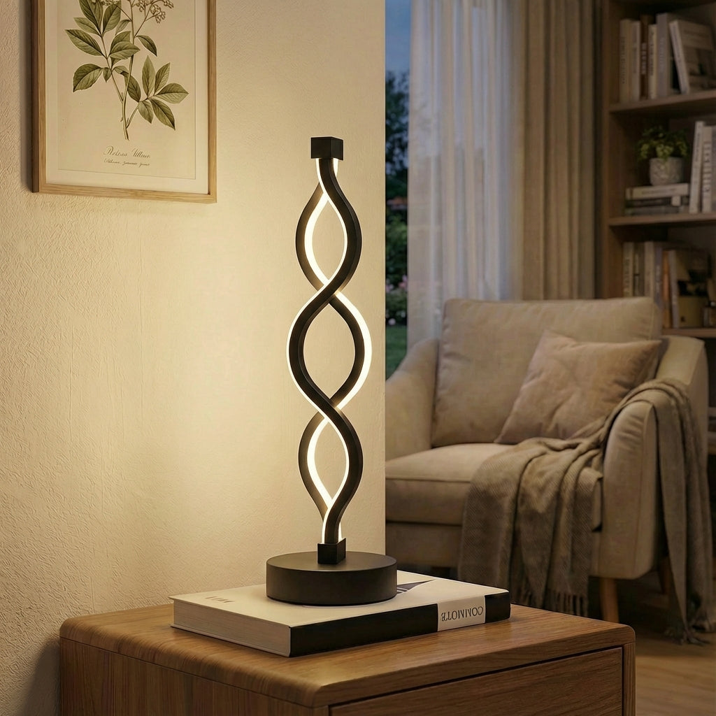 SpiralGlow Dimmable LED Lamp