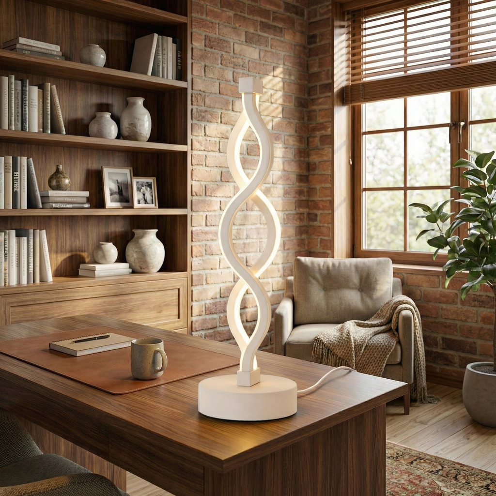 SpiralGlow Dimmable LED Lamp