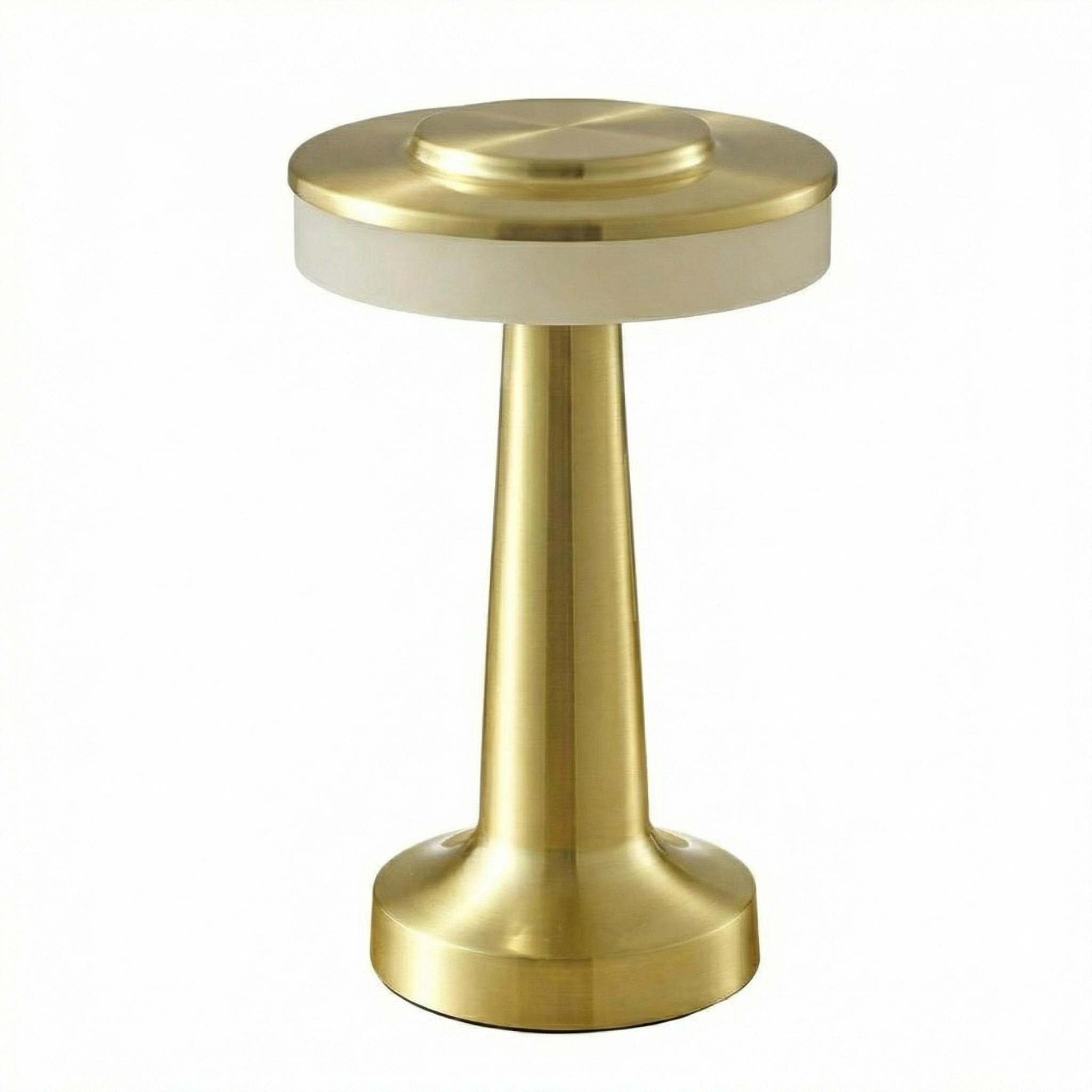 Touch-Control Rechargeable LED Table Lamp with Metal Body