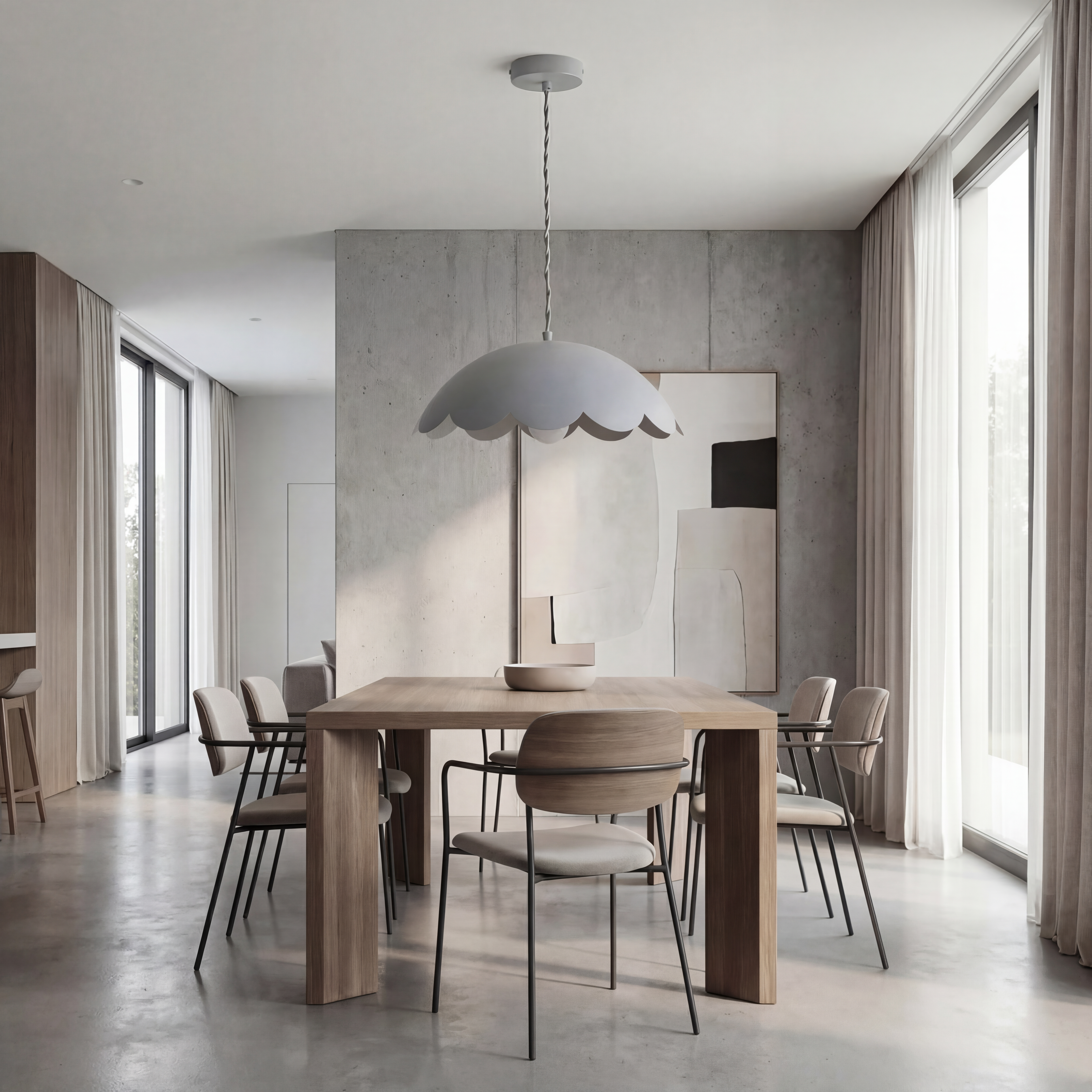 Celeste Powder Blue Floral Ceiling Pendant – Vintage Pastel Light