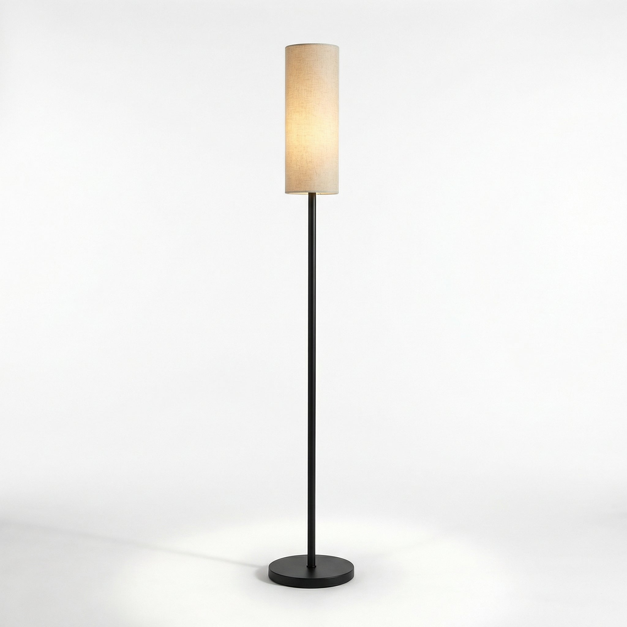 Modern Fabric Shade Floor Lamp