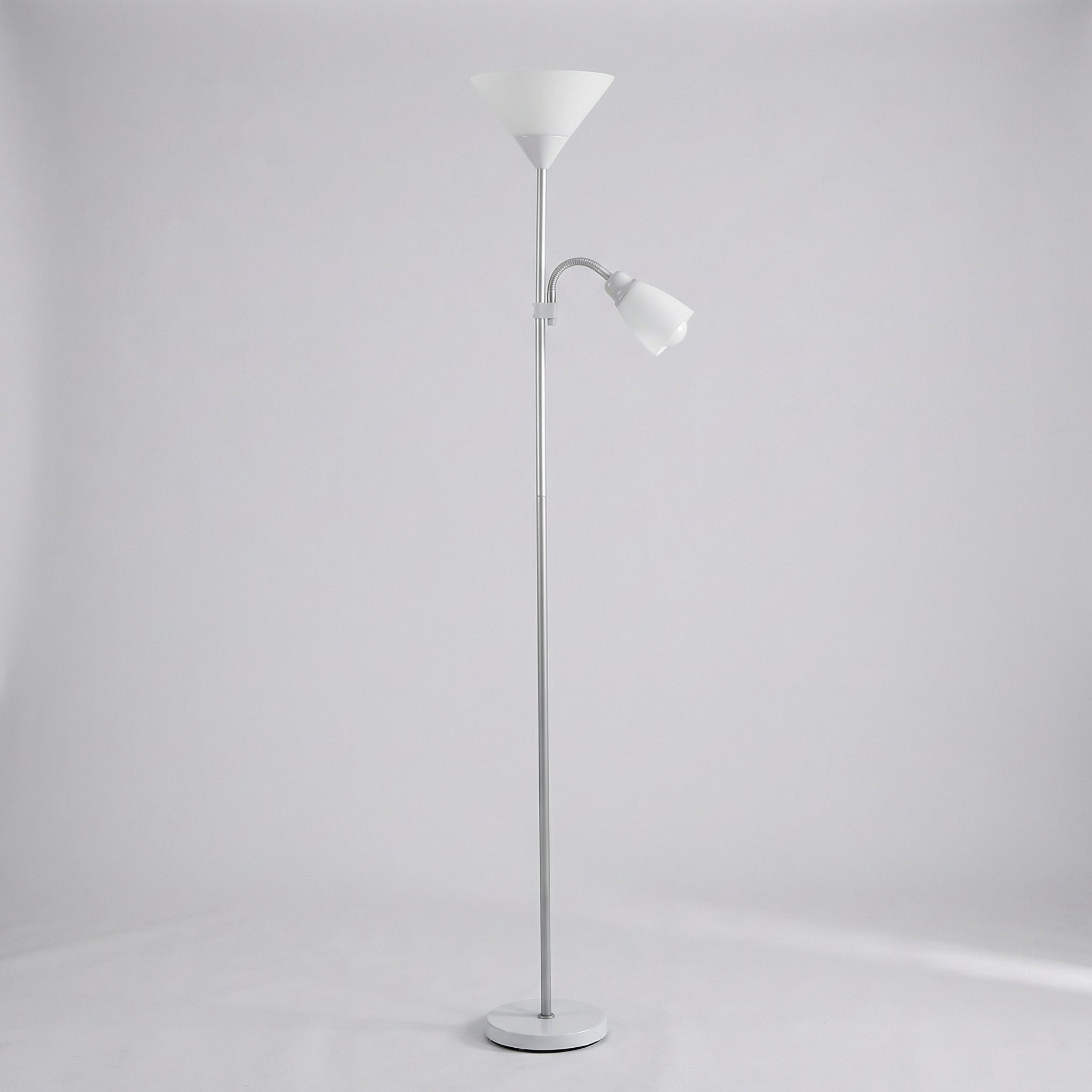 Modern Double-Head Floor Lamp
