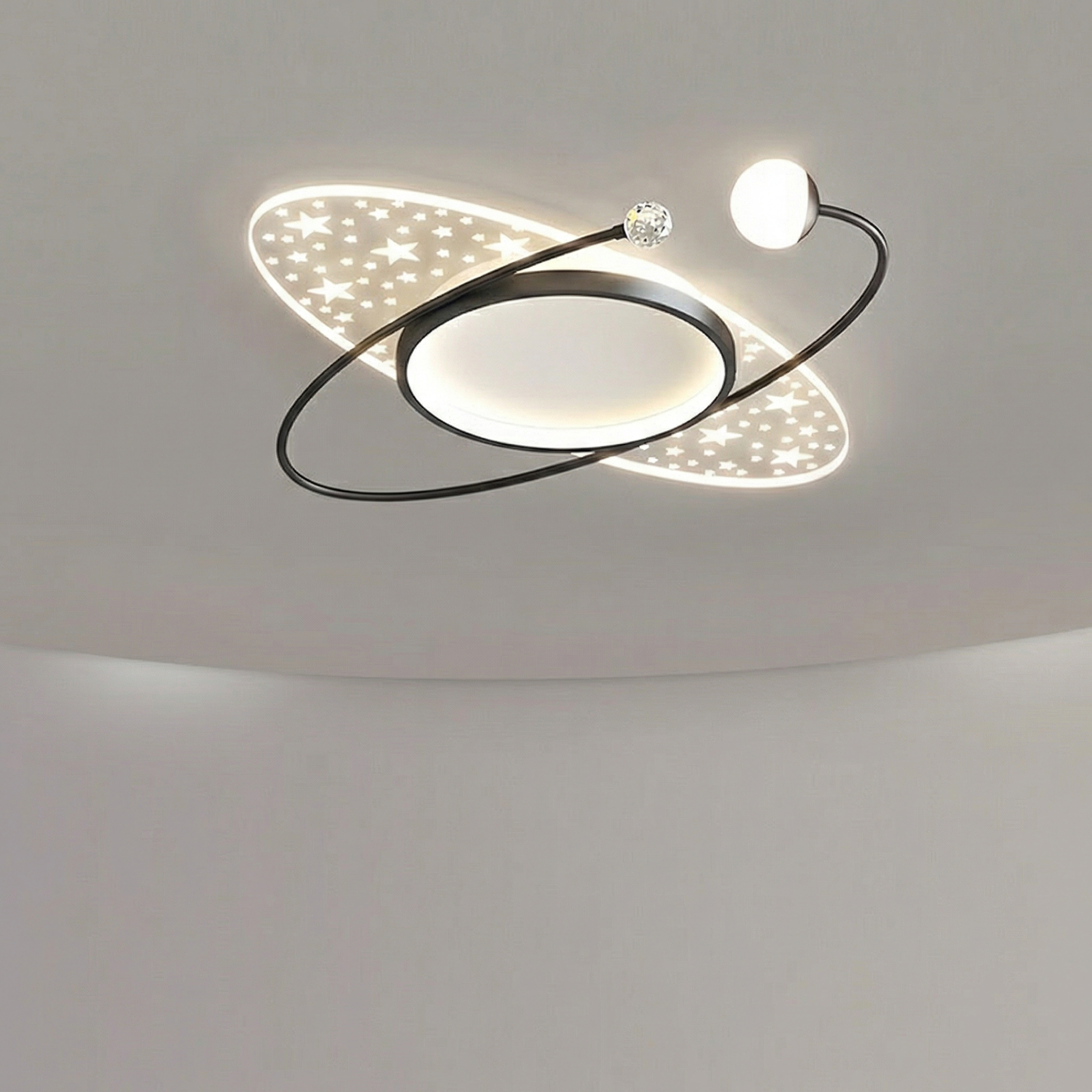 Oval Star Orbit LED Ceiling Light