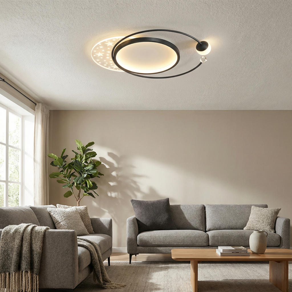 Spherical Orbit LED Ceiling Light 52CM