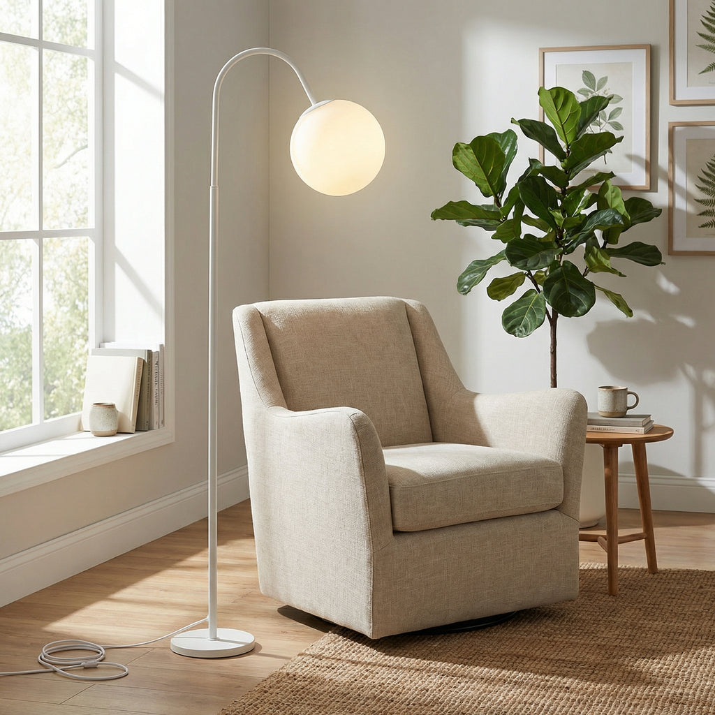 Nordic Moon Globe Floor Lamp