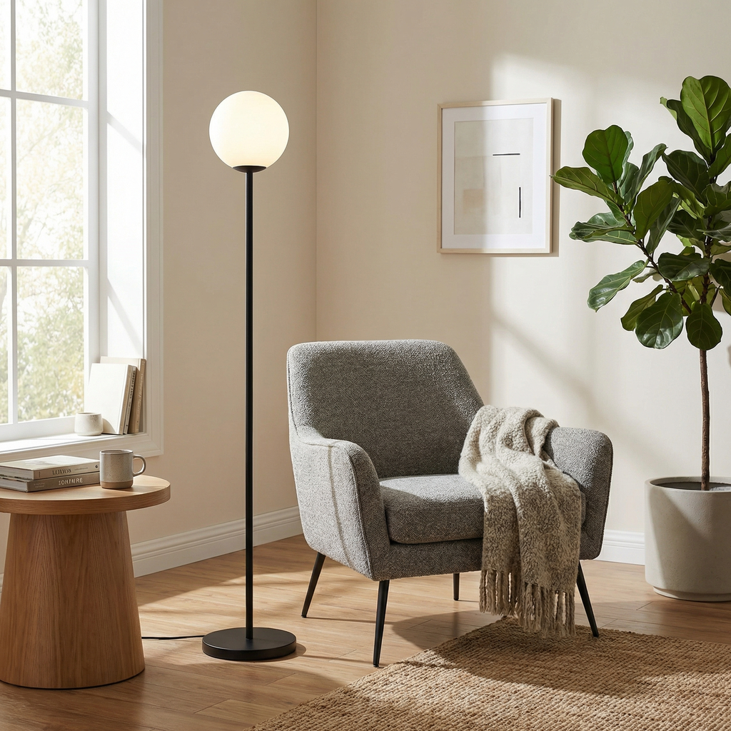 Modern Nordic Globe Floor Lamp