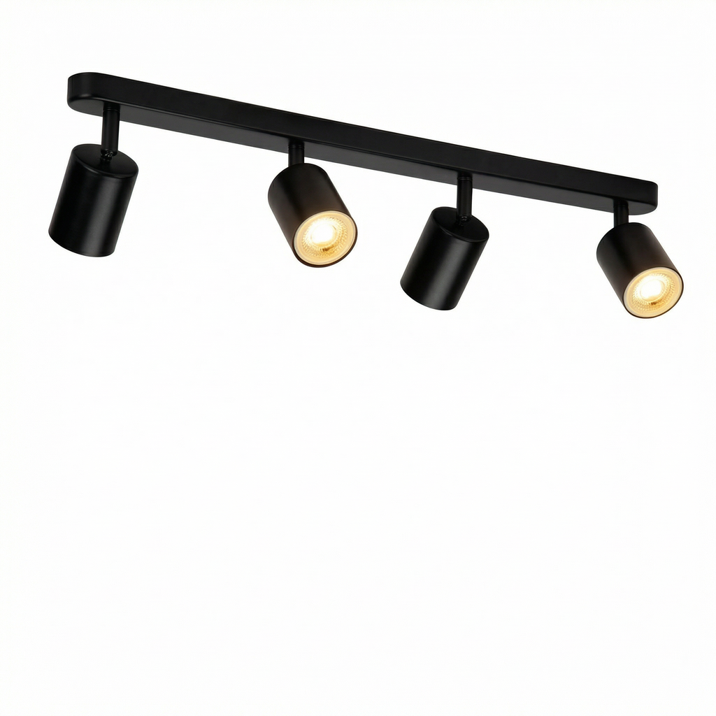 Modern 4 Light Ceiling Spotlight Bar