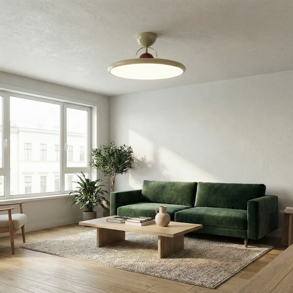 Modern Green Suspension Ceiling Light 40CM