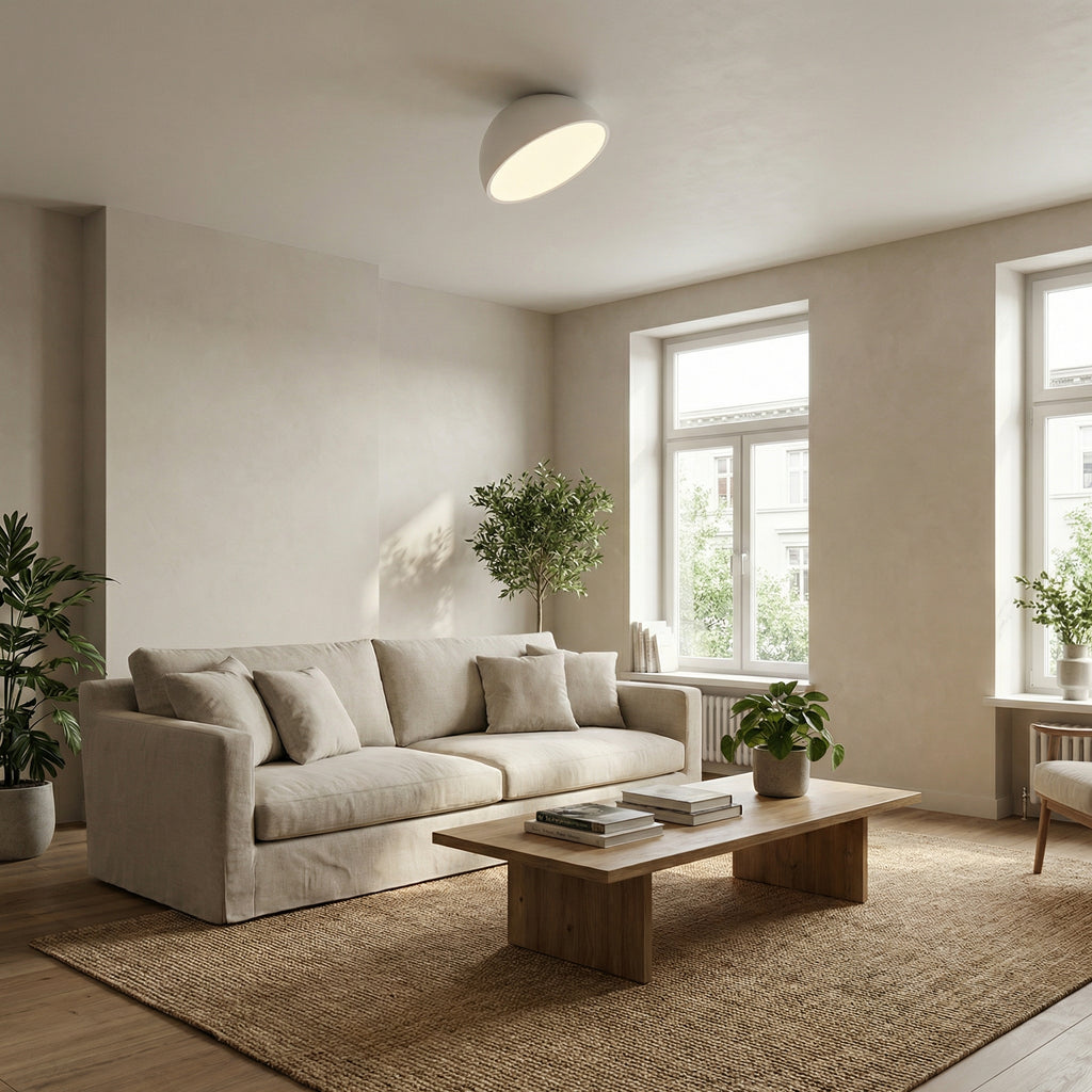 Nordic Half Moon LED Ceiling Light 20CM