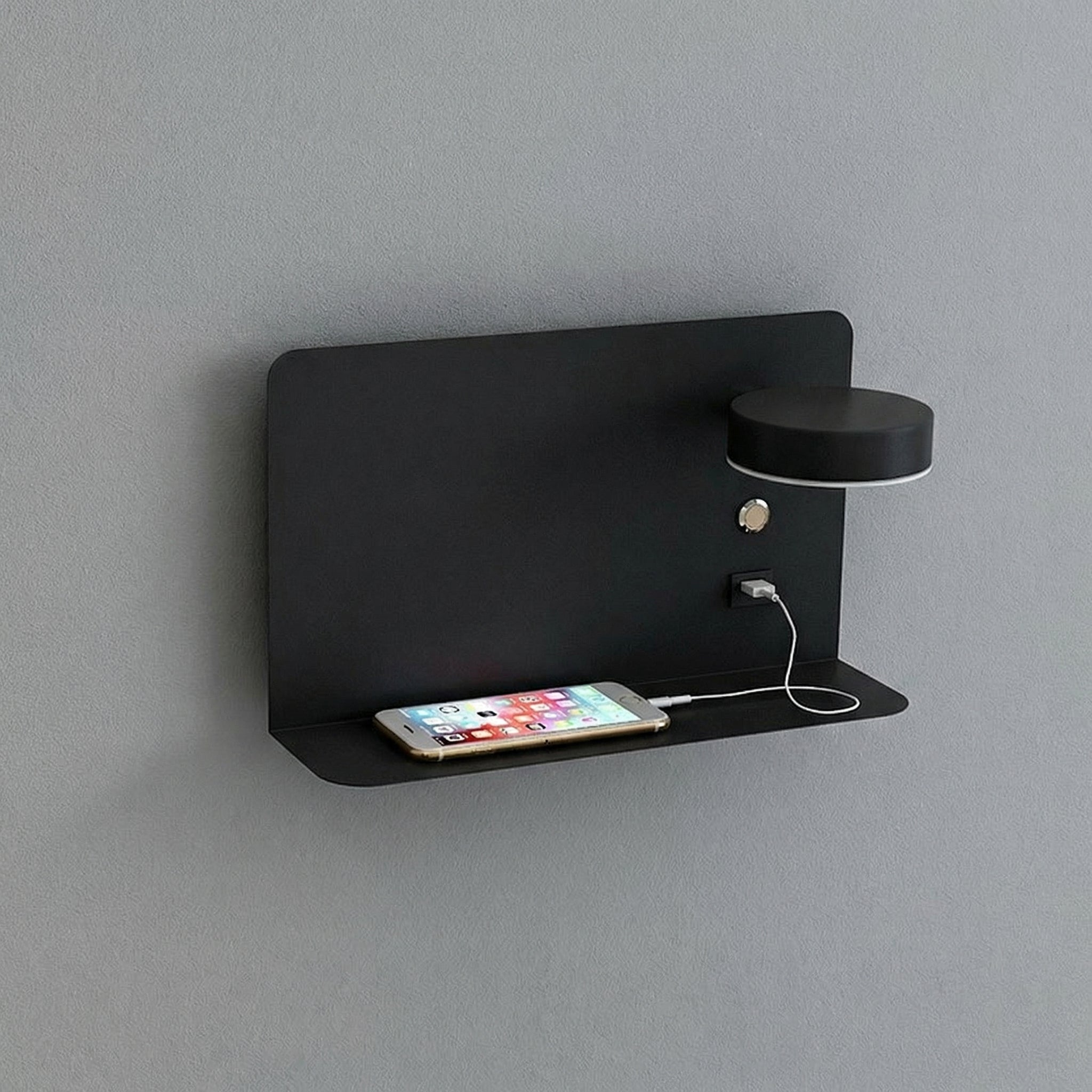 Modern LED Wall Lamp with USB Charging Port