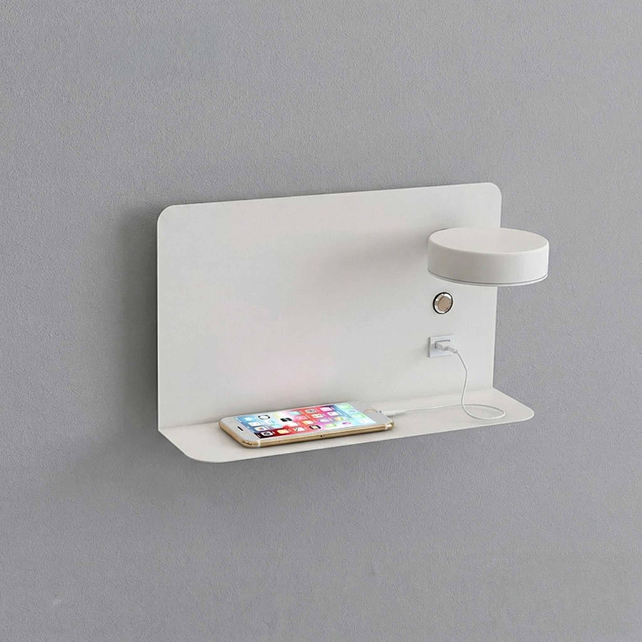 Modern LED Wall Lamp with USB Charging Port