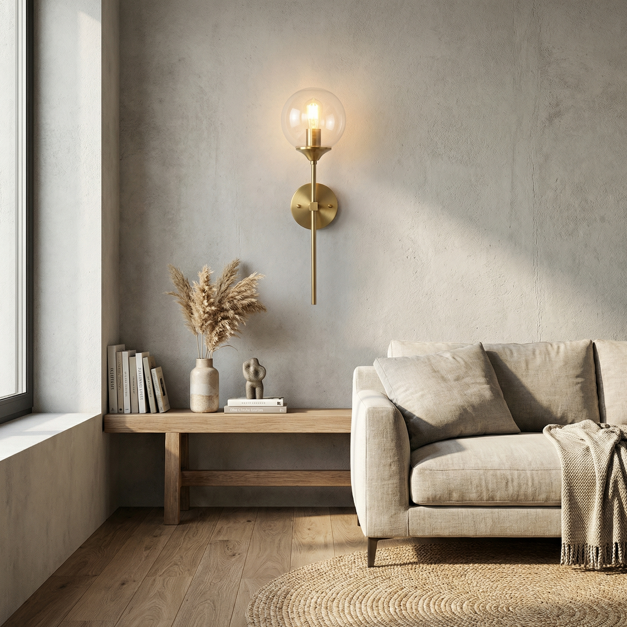 Luxury Nordic Glass Wall Sconce