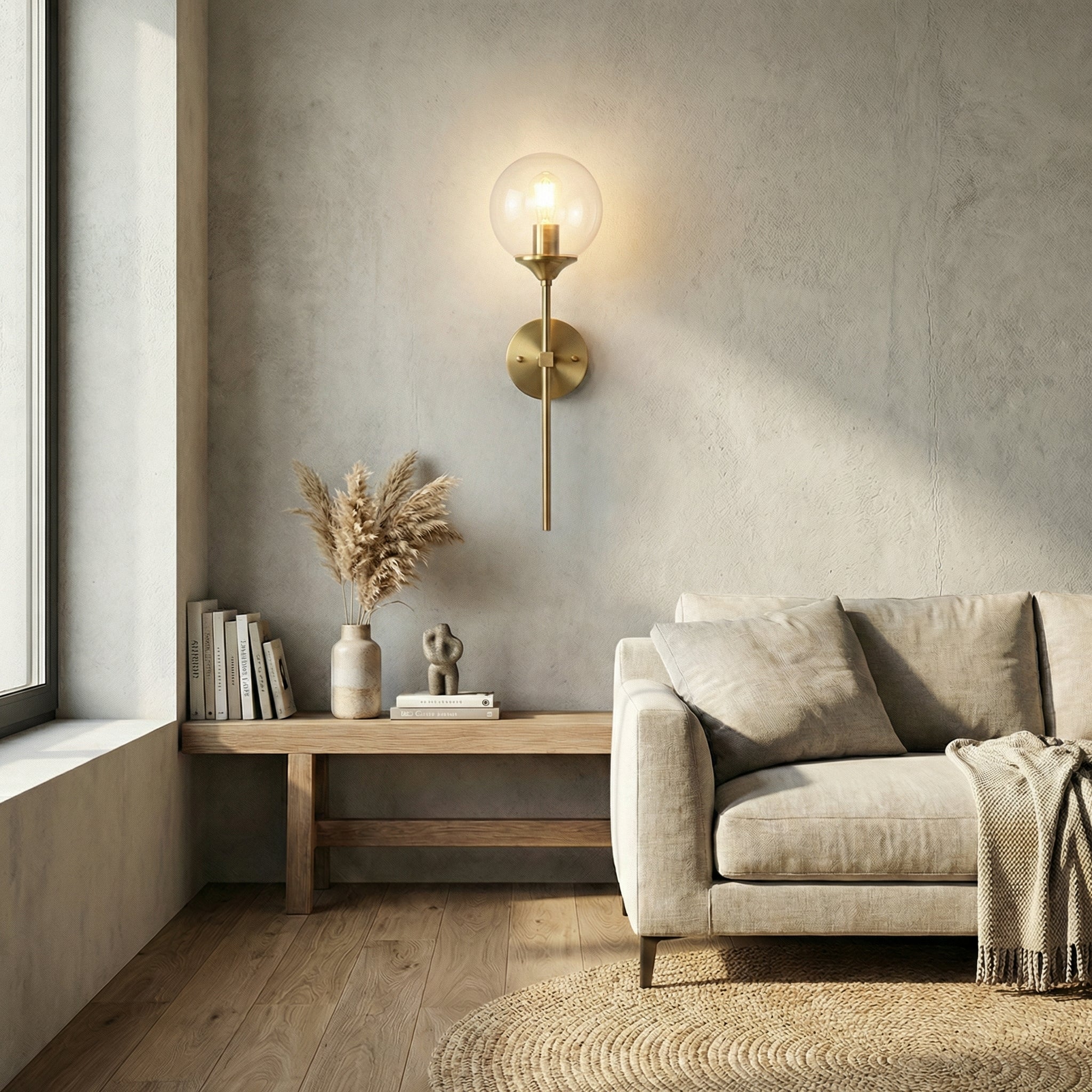 Luxury Nordic Glass Wall Sconce