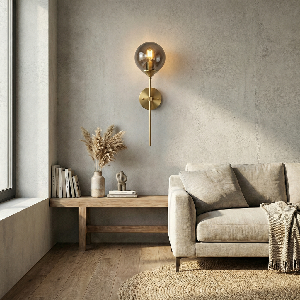 Luxury Nordic Glass Wall Sconce