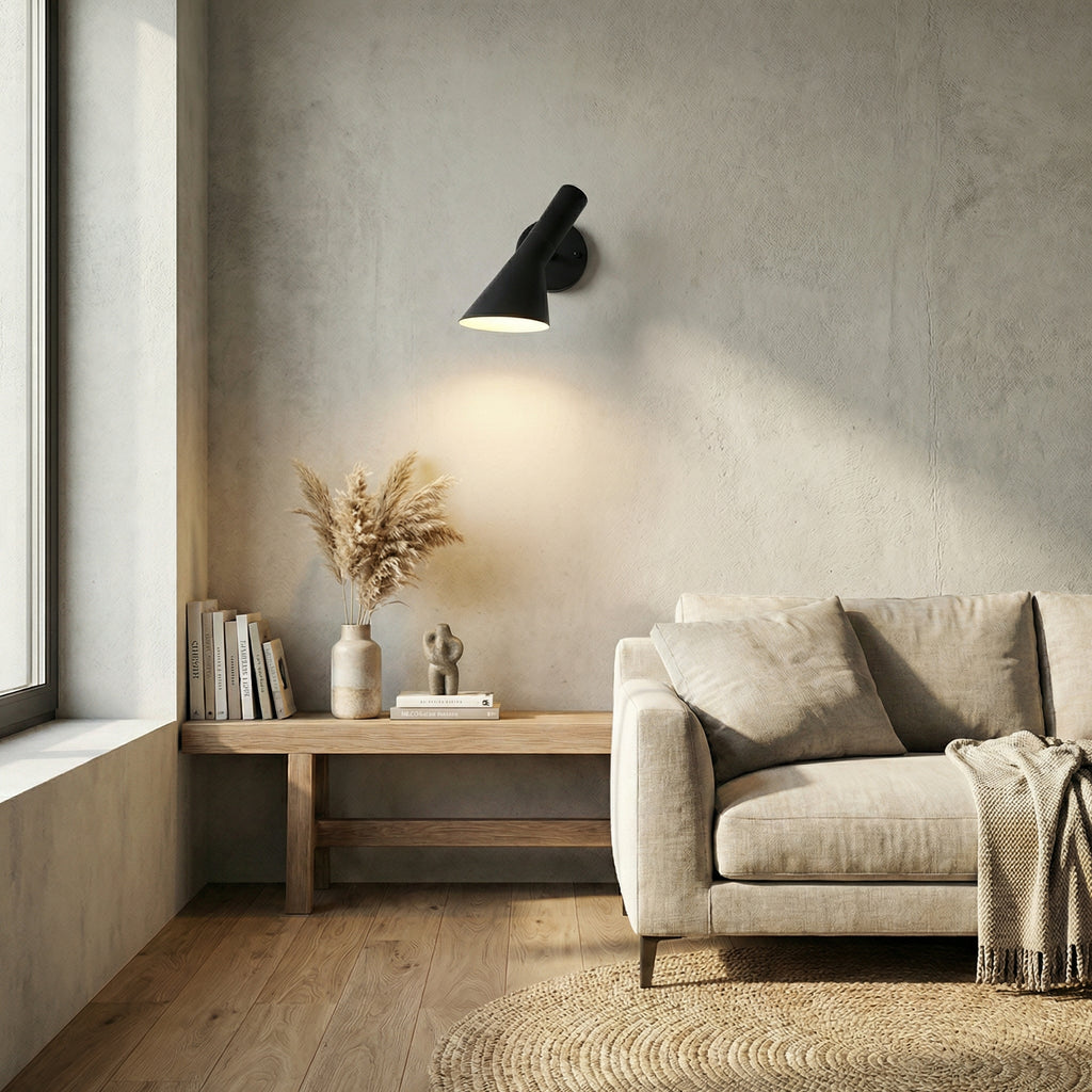 Modern Minimalist Iron Bedside Wall Lamp