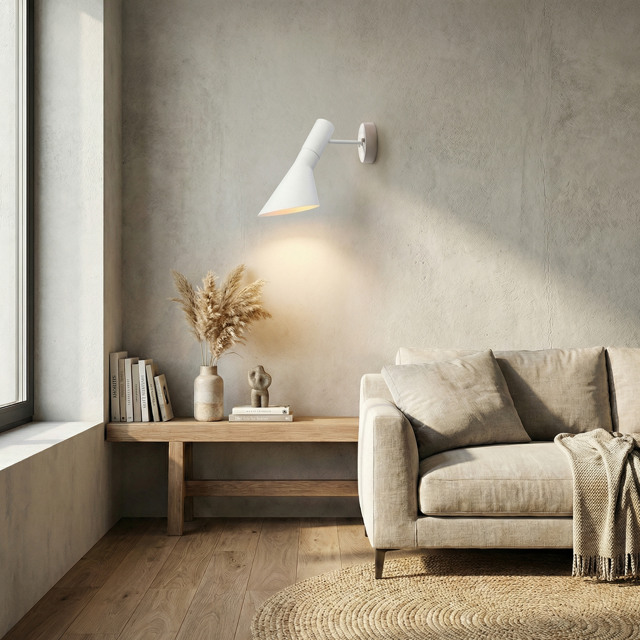 Modern Minimalist Iron Bedside Wall Lamp