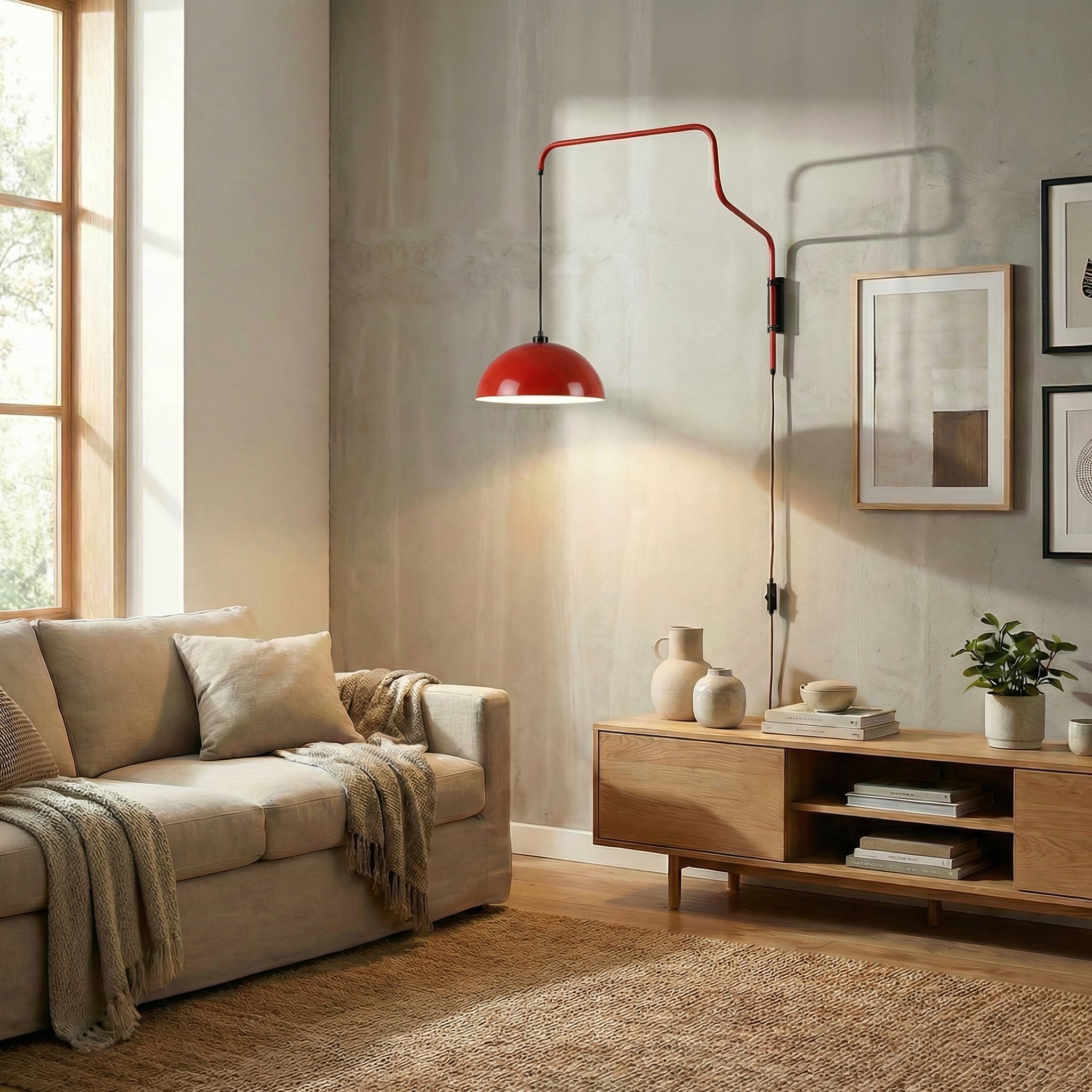 Nordic Swing Arm Wall Pendant Light