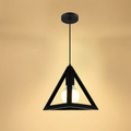 Nordic Black Triangle Pendant Light