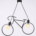 Nordic Black Bicycle Pendant Light