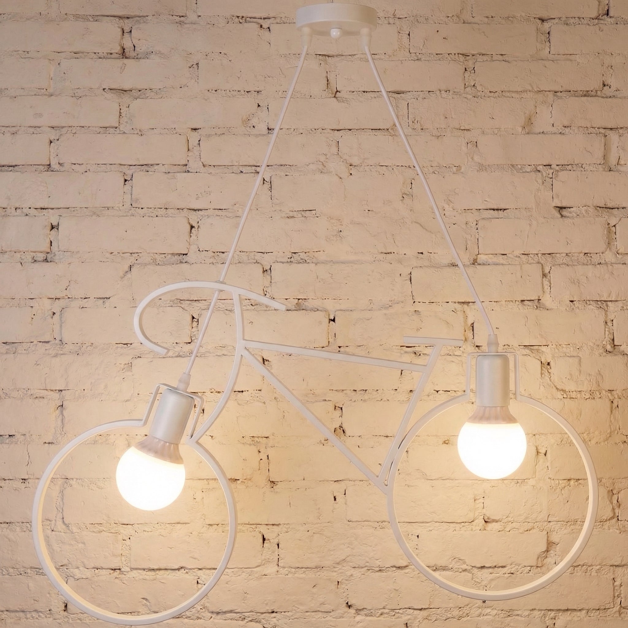 Nordic Black Bicycle Pendant Light