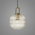 Nordic Brass Glass Pendant Light