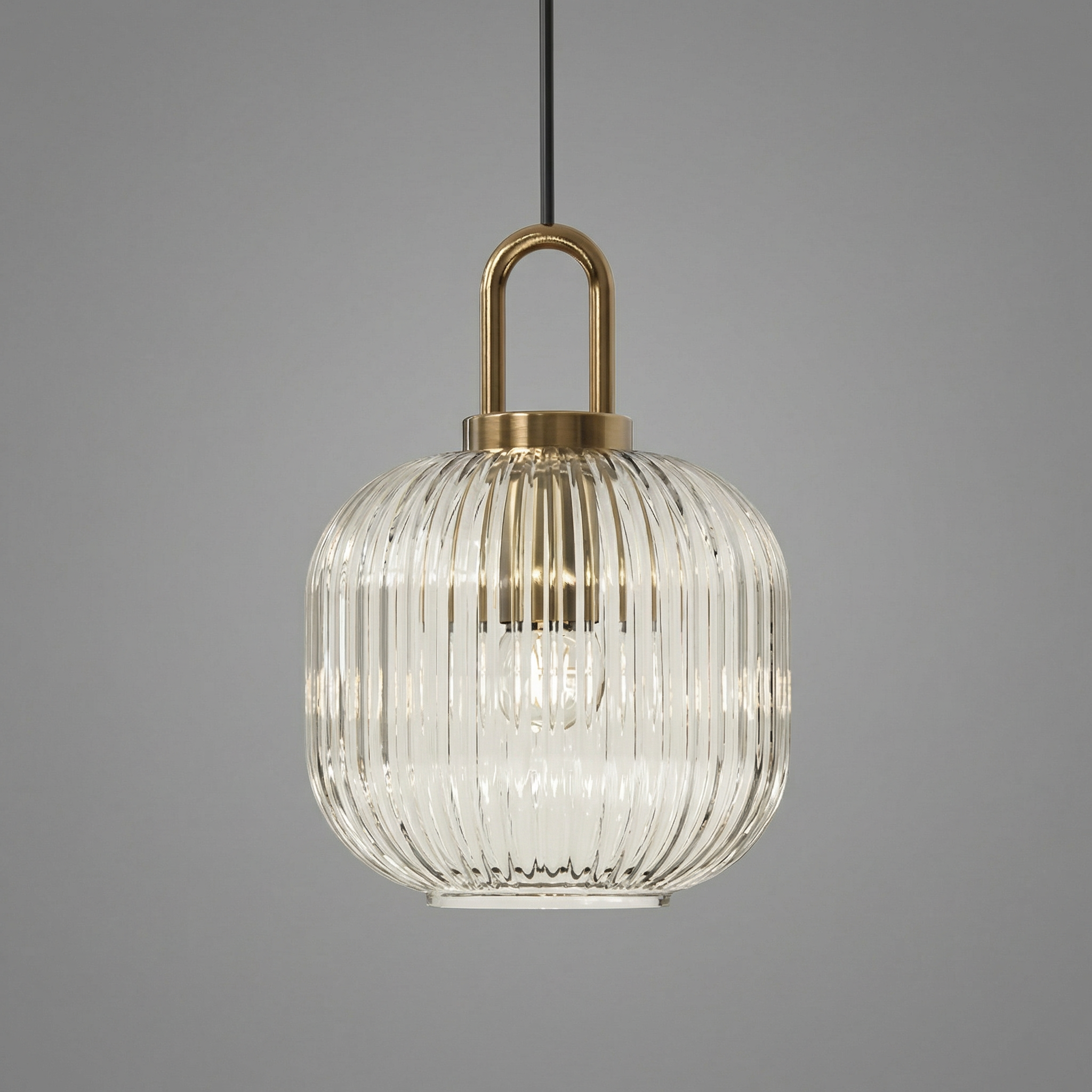 Nordic Brass Glass Pendant Light