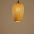 Handwoven Bamboo Lantern Pendant Light