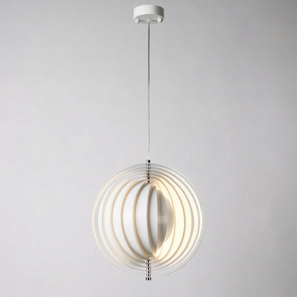 Modern Rotating Moon Chandelier