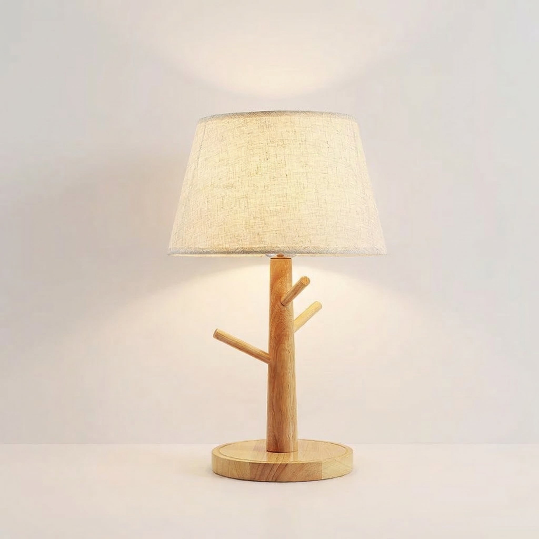 Nordic Tree Style Wooden Table Lamp