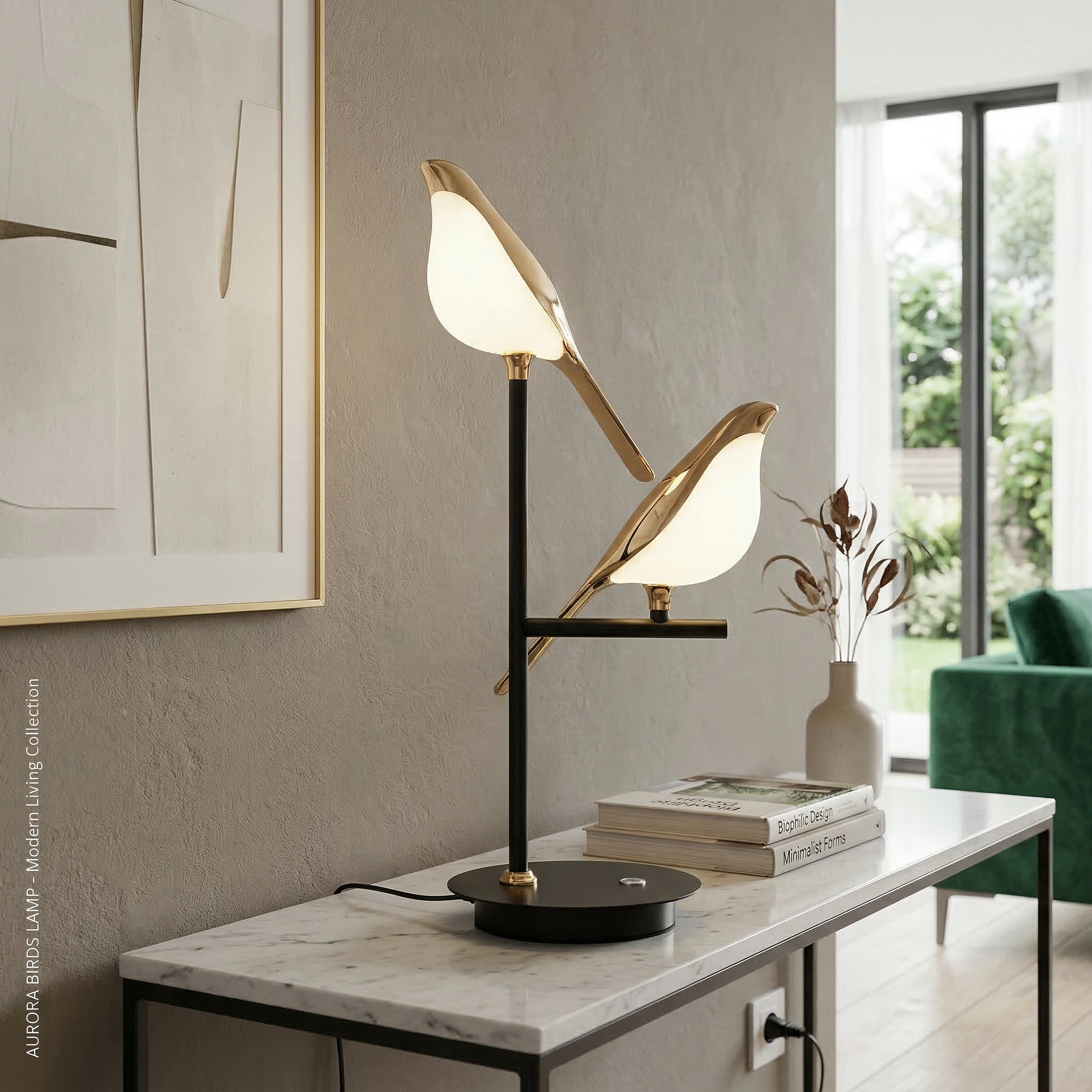 Nordic Bird Design LED Table Lamp