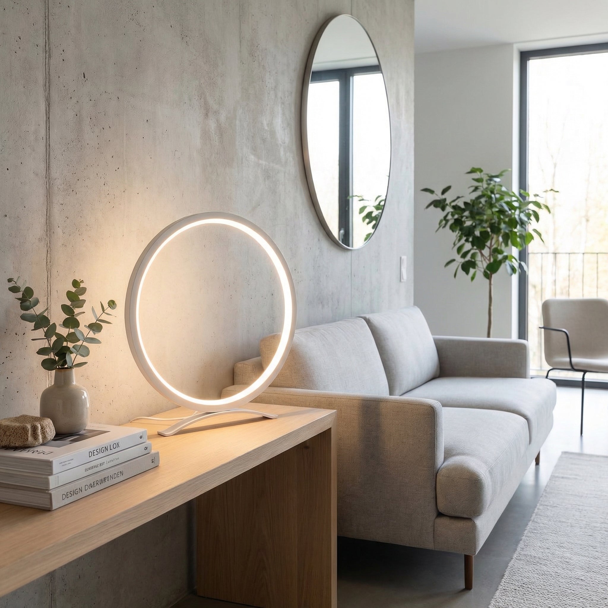 Modern Nordic Ring LED Table Lamp