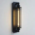 Black Iron Cage LED Wall Lamp